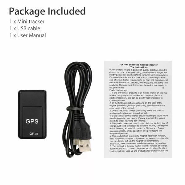 GF07 Mini GPS Car Location Tracker