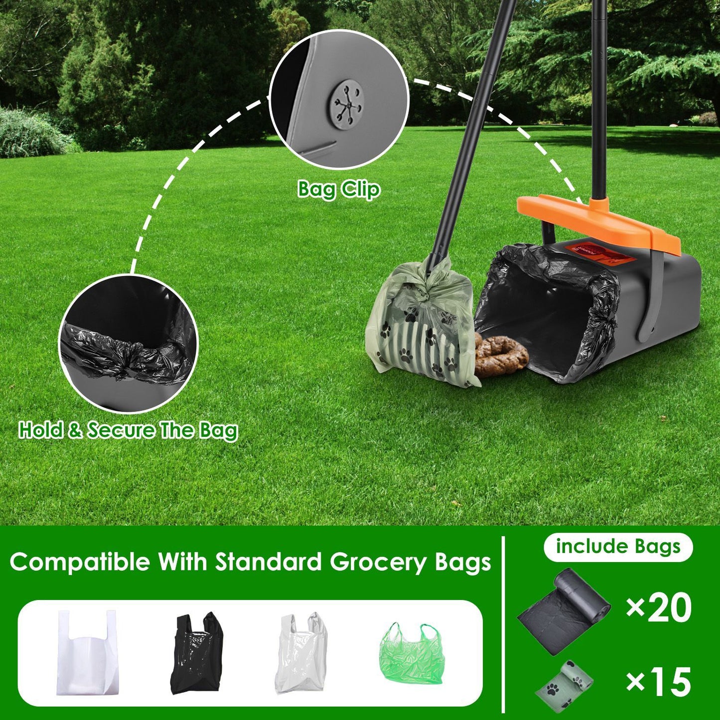 Dog Poop Scooper Kit